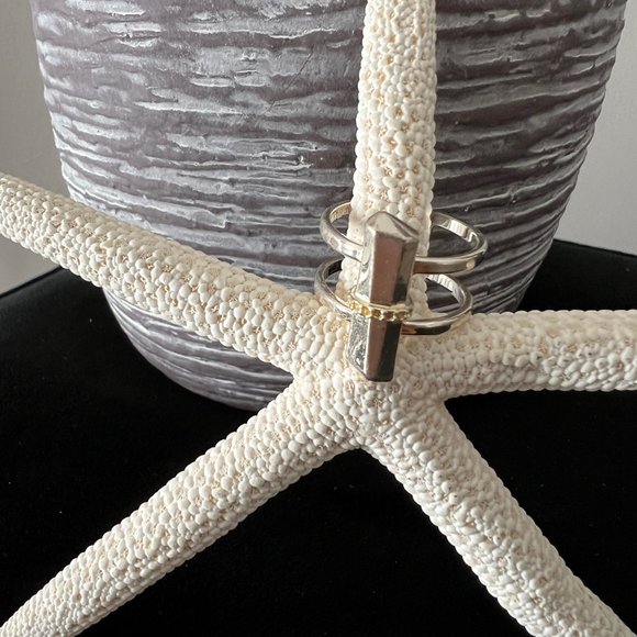 Stella & Dot Silver Rebel Ring - adjustable - Picture 2 of 4